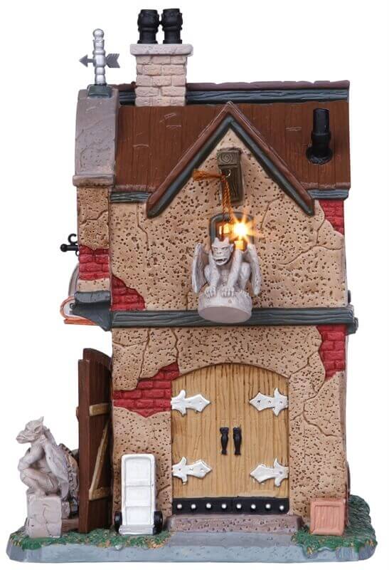lemax-gargoyle-sculptor-s-studio-b-timent-lumineux-spooky-town image 2