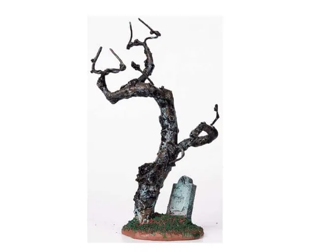 lemax-cemetery-tree-medium-arbre-de-cimeti-re-spooky-town image 1