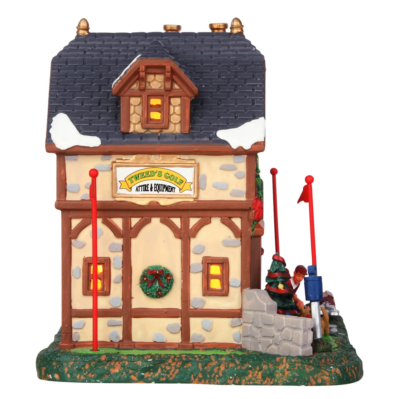 lemax-tweed-s-golf-outfitters-maison-miniature-de-village-de-collection image 3