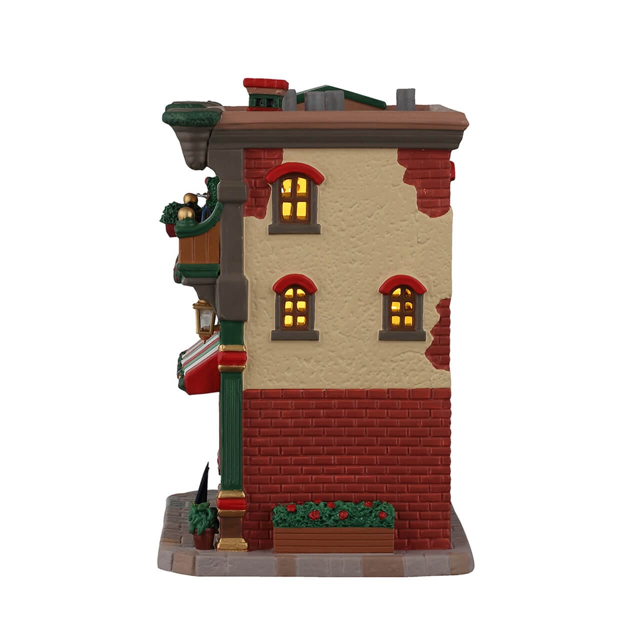 lemax-mario-s-pizzeria-bistro-b-timent-miniature-lumineux-caddington image 3