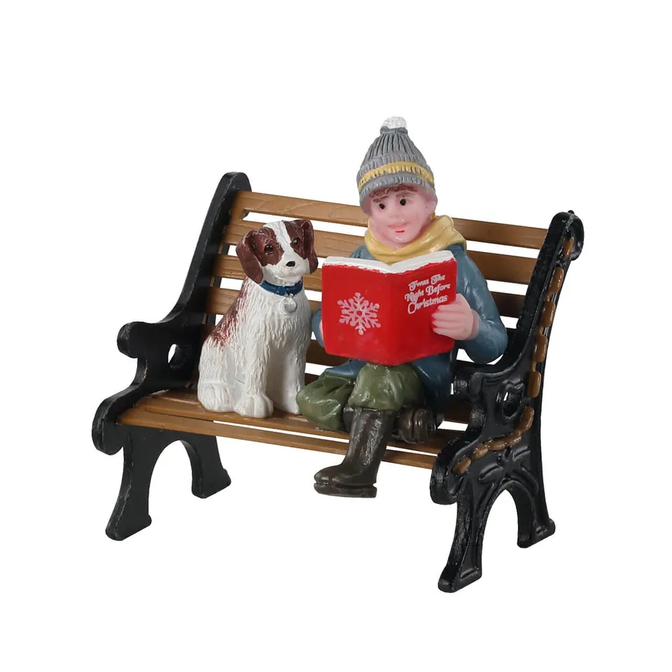 lemax-a-christmas-tale-figurine-gar-on-et-chiot image 1