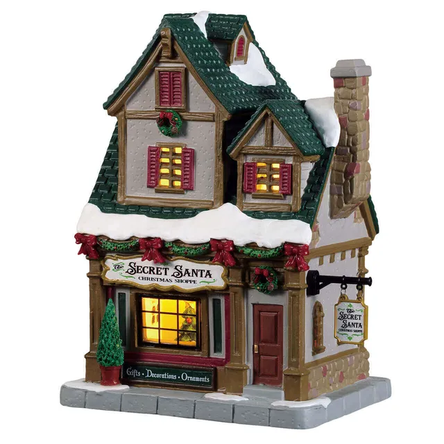 lemax-the-secret-santa-christmas-shoppe-boutique-miniature-de-no-l image 1