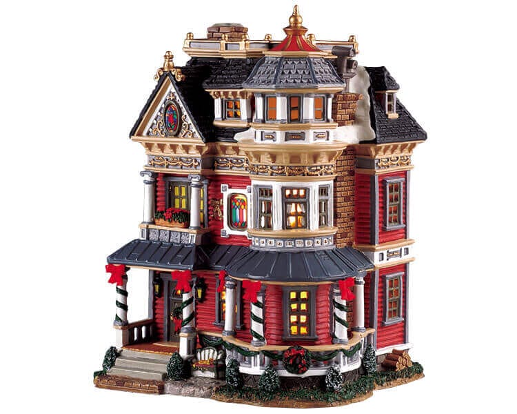lemax-taylor-residence-maison-miniature-de-village-de-collection image 1