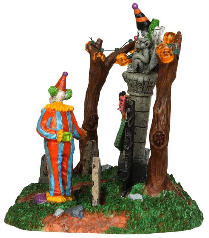 lemax-spookytown-carnival-gate-portail-miniature-carnaval-halloween image 2