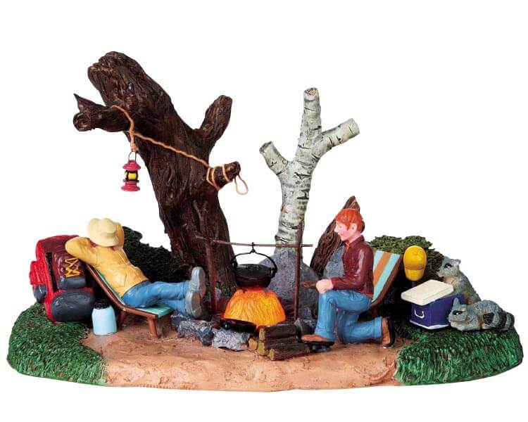 lemax-all-round-the-campfire-sc-ne-miniature-feu-de-camp image 1