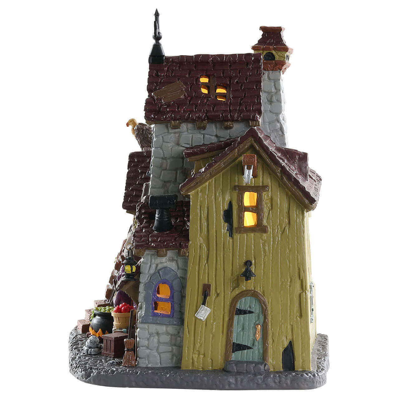 lemax-witch-and-warlock-residence-b-timent-miniature-lumineux-spooky-town image 2