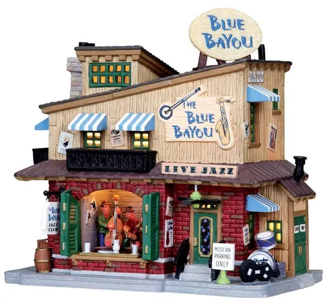 lemax-the-blue-bayou-club-b-timent-miniature-anim image 1