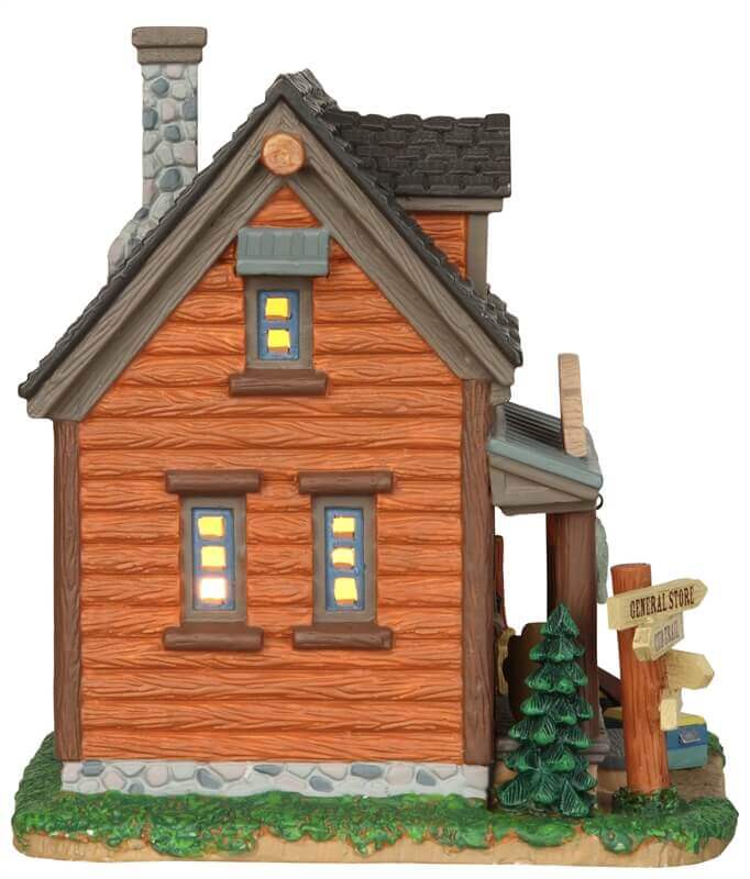 lemax-5-hawk-cabin-cabane-miniature-de-village image 2