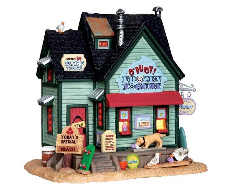 lemax-o-buoy-frozen-yogurt-boutique-miniature-village image 1