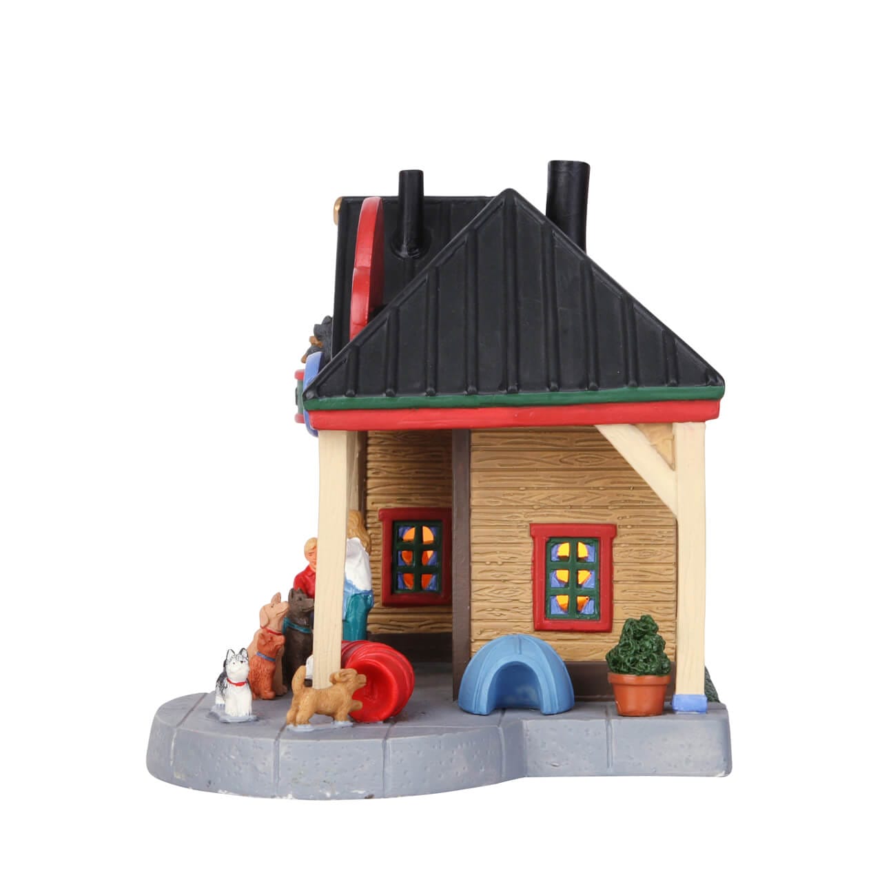 lemax-sit-n-stay-dog-training-figurine-miniature-dressage image 2