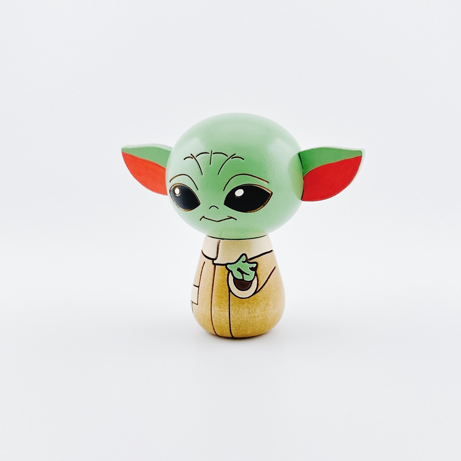 usaburo-kokeshi-star-wars-yoda-figurine-artisanale-6-5-cm image 2