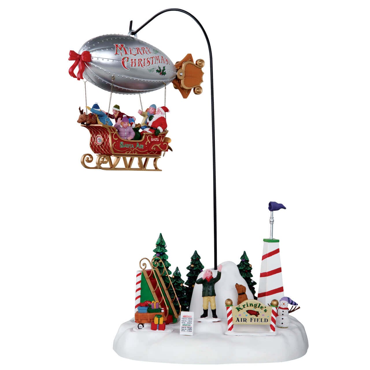 lemax-kringle-s-air-field-lot-de-3-figurines-anim-es-blimp image 1