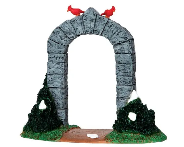 lemax-small-stone-archway-miniature-arche-en-pierre-pour-village-de-no-l image 1