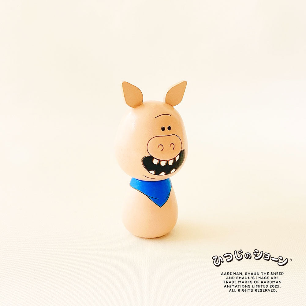 usaburo-kokeshi-shaun-the-sheep-naughty-pigs-b-kokeshi-cochon-6-5-cm image 4