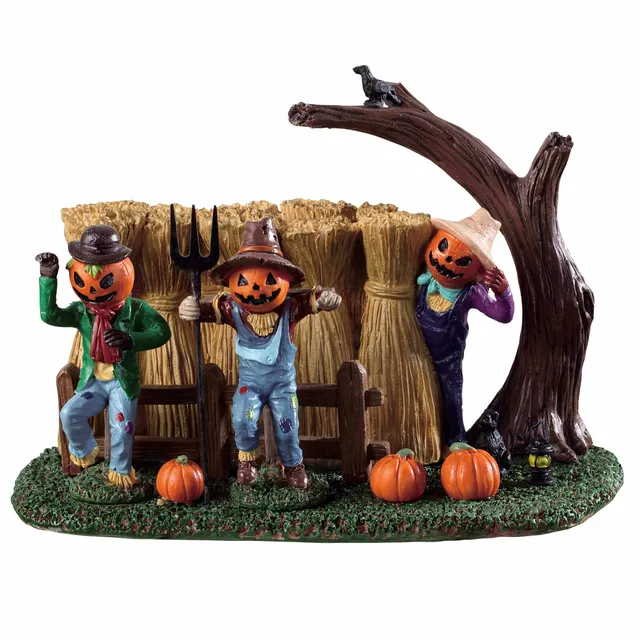 lemax-sinister-scarecrows-pouvantails-citrouilles image 1