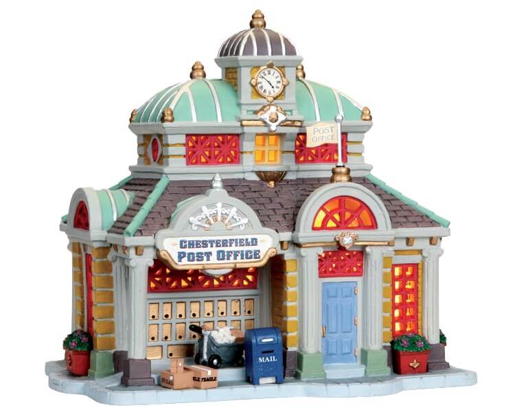 lemax-chesterfield-post-office-b-timent-miniature-lumineux image 1