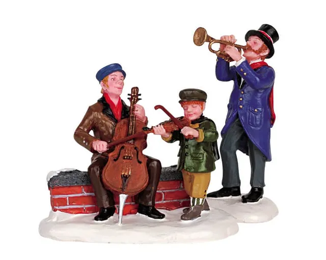 lemax-village-troubadours-figurines-chorale-de-no-l image 1