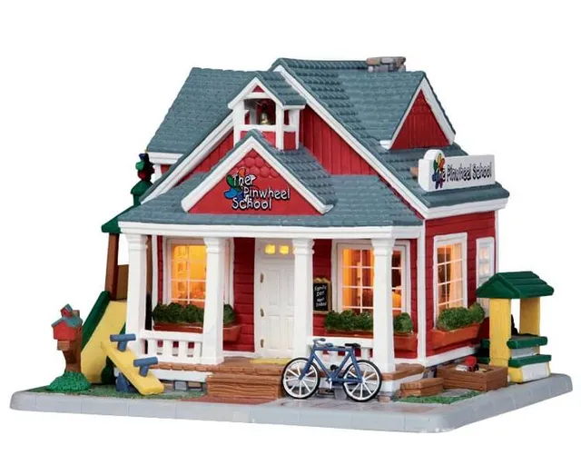 lemax-the-pinwheel-school-cole-miniature-de-village image 1