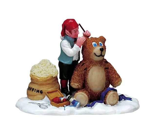 lemax-tending-to-teddy-figurine-miniature-de-collection image 1