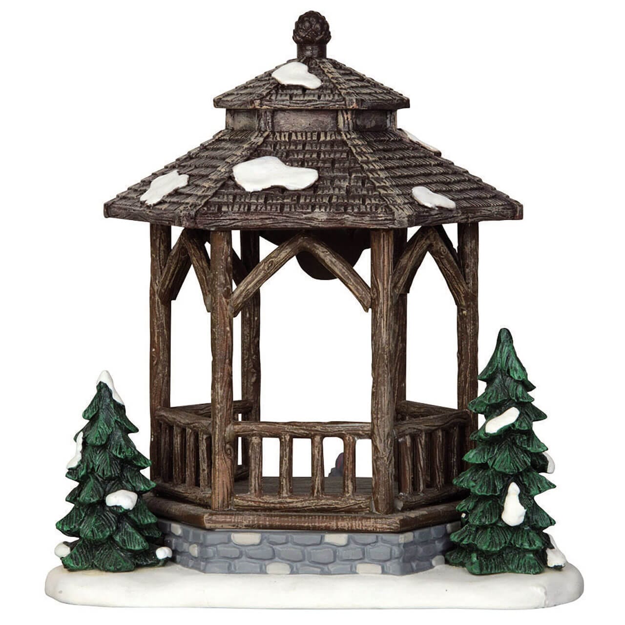 lemax-winter-gazebo-kiosque-vail-village image 3