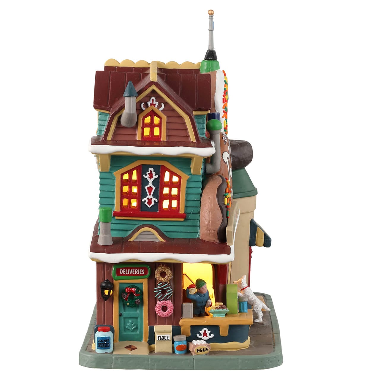 lemax-danny-s-donuts-coffee-boutique-miniature-lumineuse-harvest-crossing image 2
