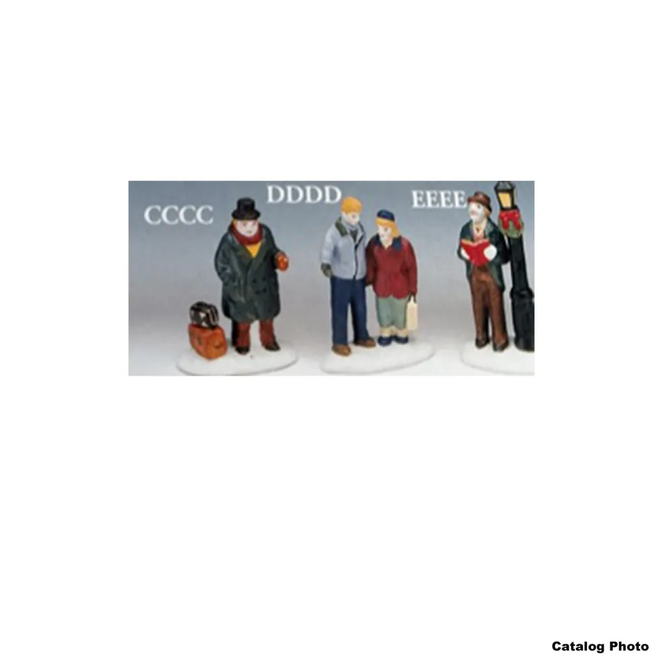lemax-fat-man-with-luggage-figurine-voyageur-miniature image 1