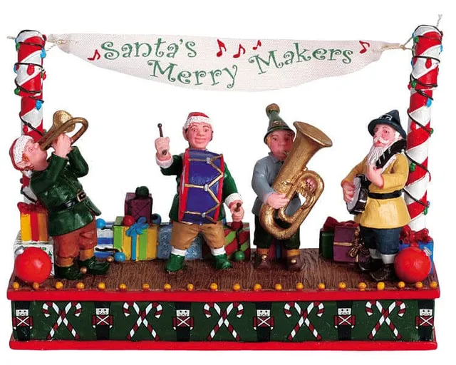 lemax-santa-s-merry-makers-figurines-miniatures-de-no-l image 1