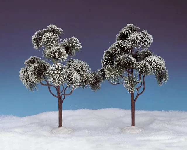 lemax-mountain-pine-pack-2-extra-large-lot-de-sapins-miniatures image 1