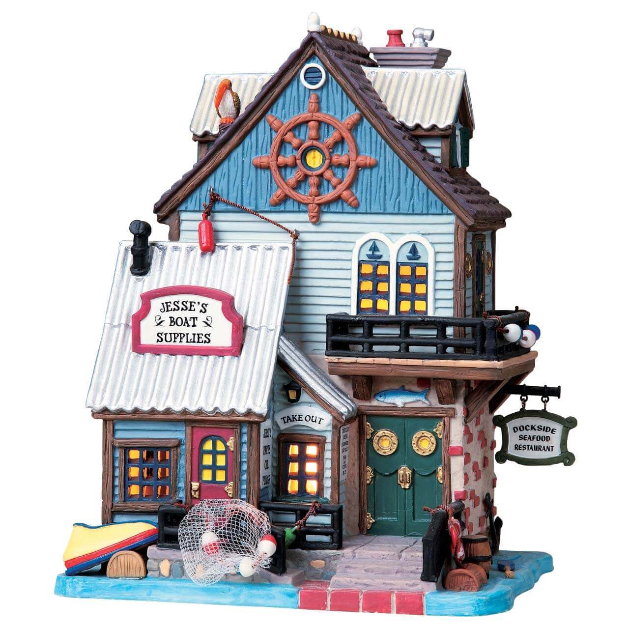 lemax-jesse-s-boat-supplies-restaurant-b-timent-miniature-nautique image 1