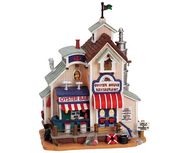 lemax-oyster-house-restaurant-restaurant-miniature-de-collection image 1