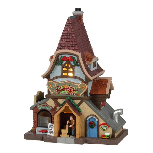 lemax-edward-bros-fine-woodworking-boutique-miniature-caddington image 1