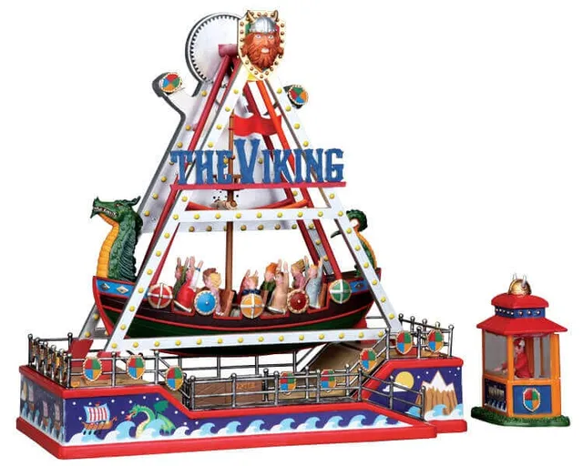 lemax-the-viking-ship-bateau-viking-miniature image 1