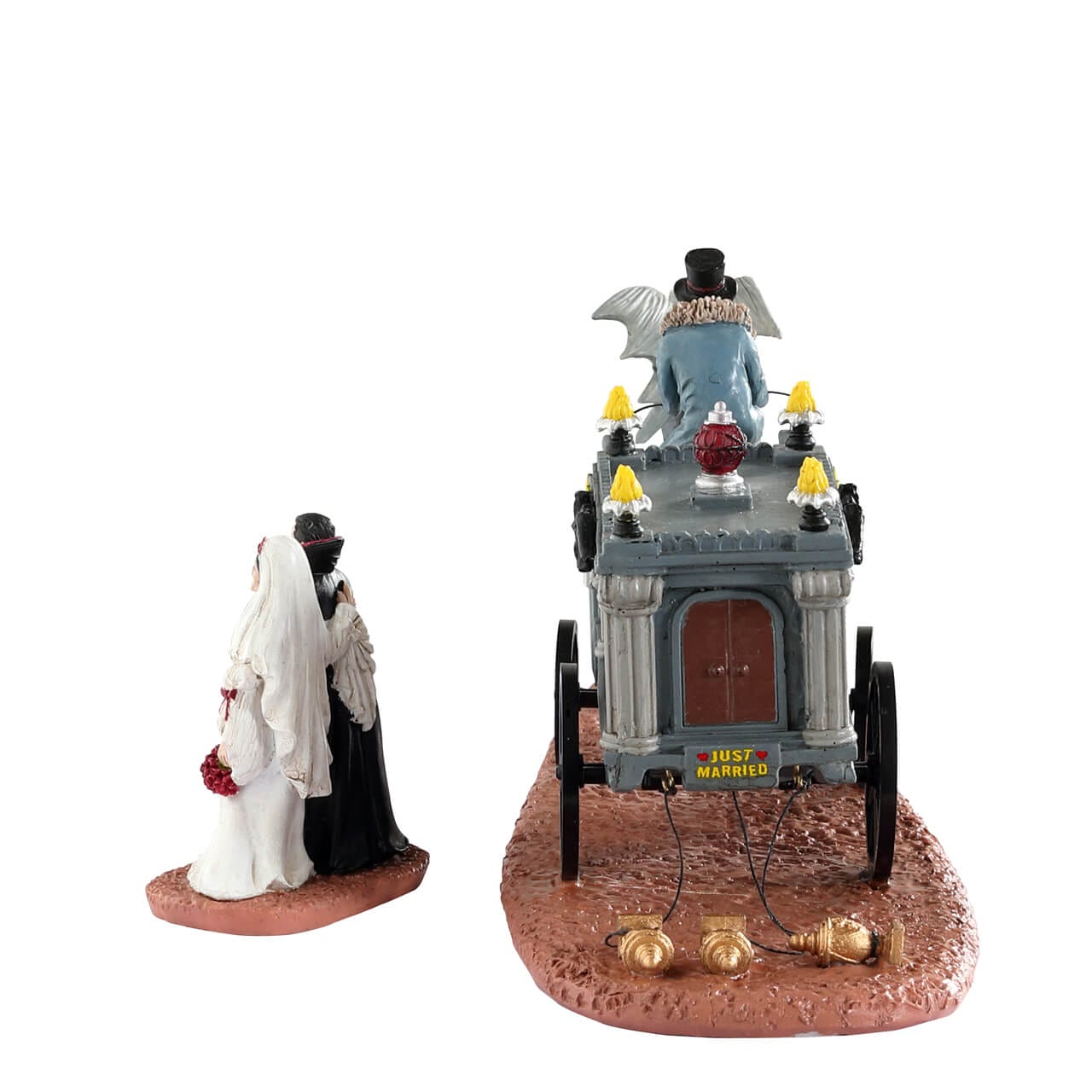 lemax-newly-deads-corbillard-spooky-town-miniature image 3