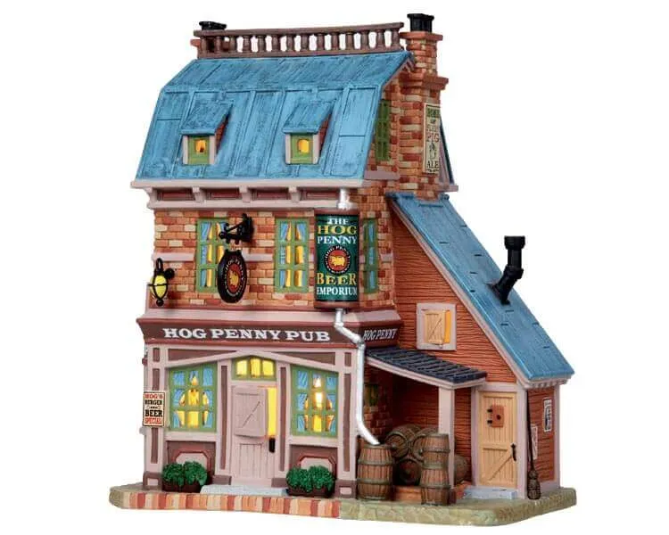 lemax-hog-penny-pub-pub-anglais-b-timent-village-miniature image 1