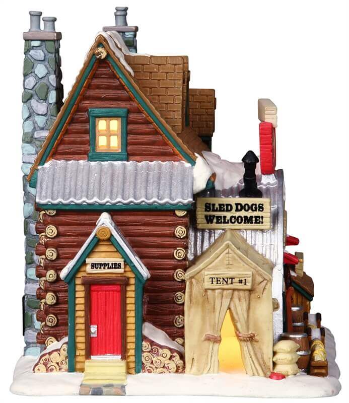 lemax-klondike-sled-dog-excursions-figurine-tra-neau-chiens-miniature image 2