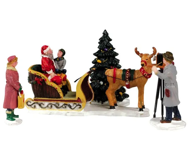 lemax-santa-s-sleigh-tra-neau-du-p-re-no-l-miniature-2 image 1