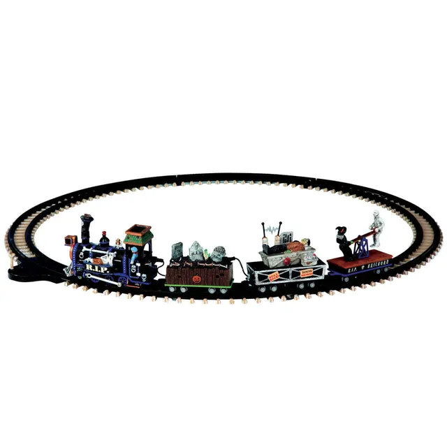 lemax-r-i-p-railroad-train-fant-me-anim-sonore-spooky-town image 1