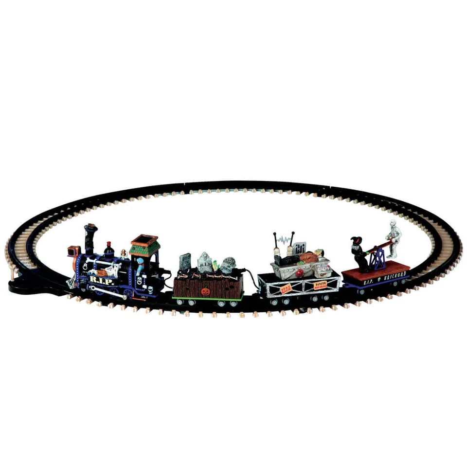 lemax-r-i-p-railroad-train-fant-me-anim-sonore-spooky-town image 1