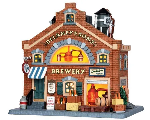 lemax-delaney-sons-brewery-brasserie-miniature-illumin-e image 1