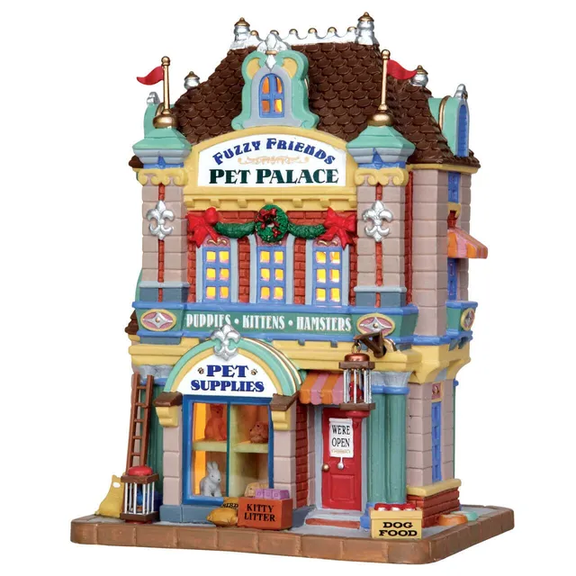 lemax-fuzzy-friends-pet-palace-b-timent-animalerie-miniature image 1