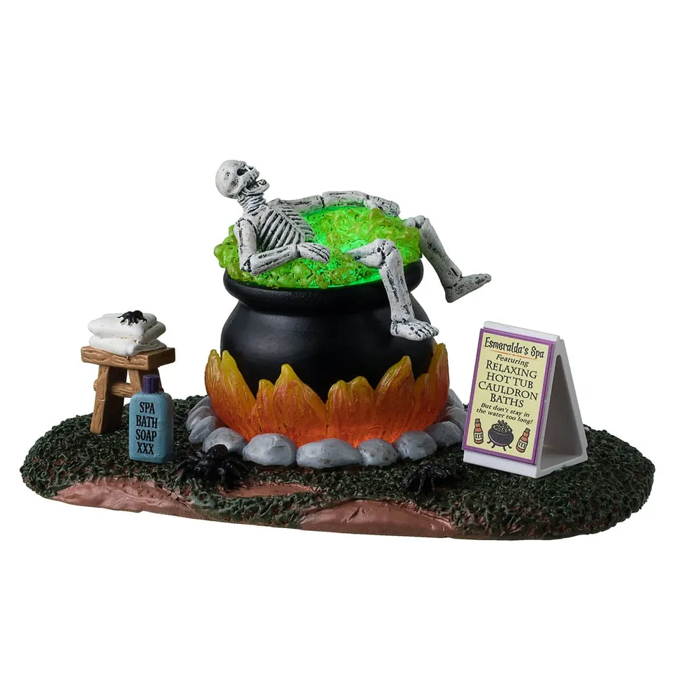 lemax-nothing-like-a-hot-bath-figurine-miniature-spooky-town image 1