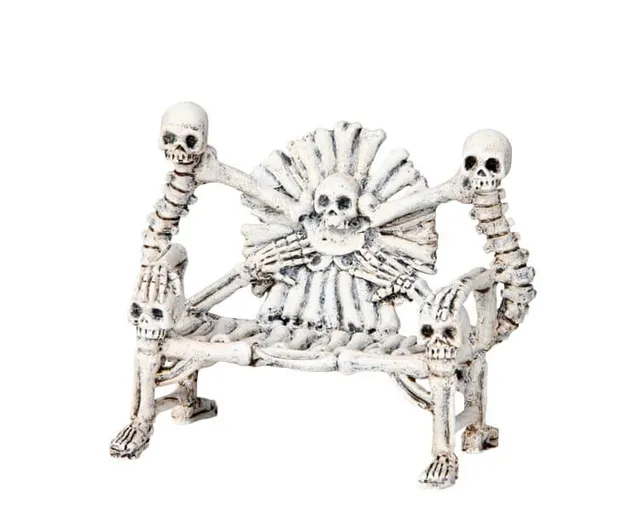 lemax-bone-bench-accessoire-miniature-spooky-town-de-collection image 1