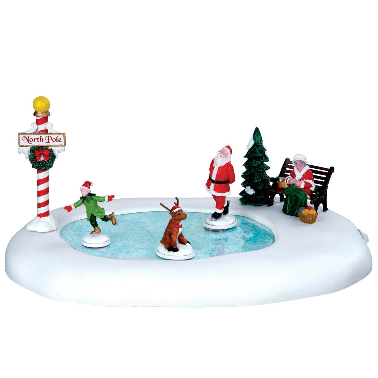lemax-north-pole-ice-follies-patineurs-sur-glace-santa-s-wonderland image 2
