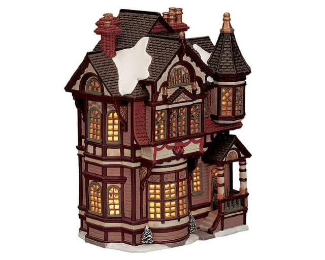 lemax-palladian-house-maison-miniature-de-collection image 1