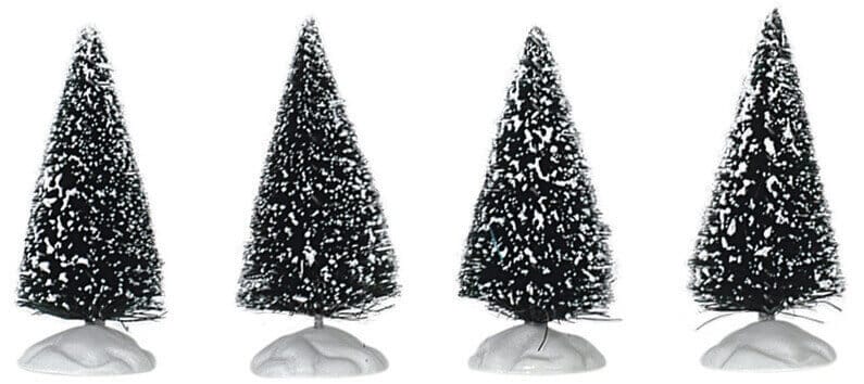 lemax-bristle-tree-2-pouces-lot-de-4-sapins-miniatures image 1