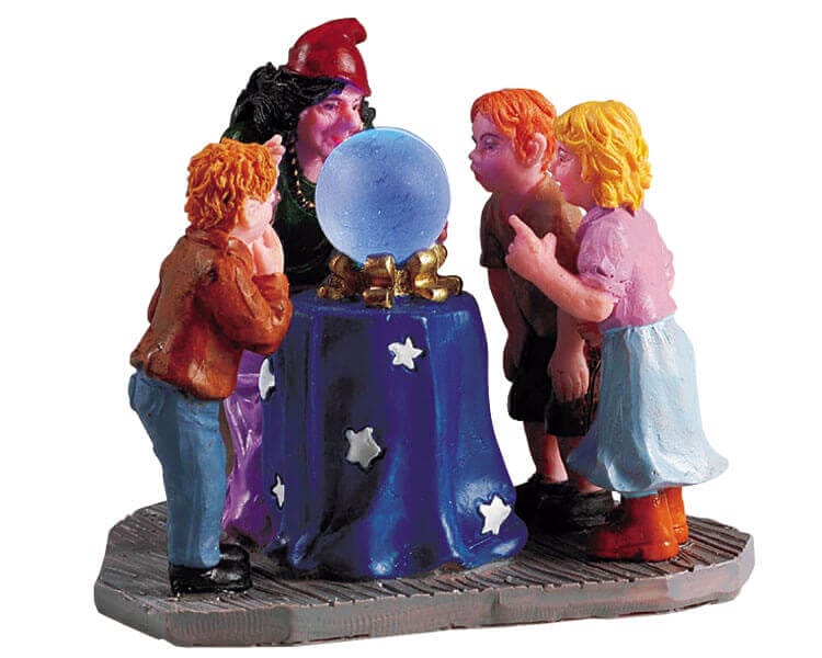 lemax-psychic-figurine-miniature-spooky-town-voyante image 1