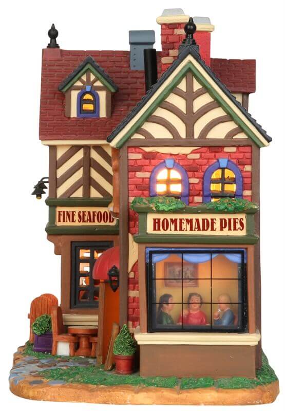 lemax-churchill-s-bakery-bistro-boulangerie-miniature-lumineuse image 3