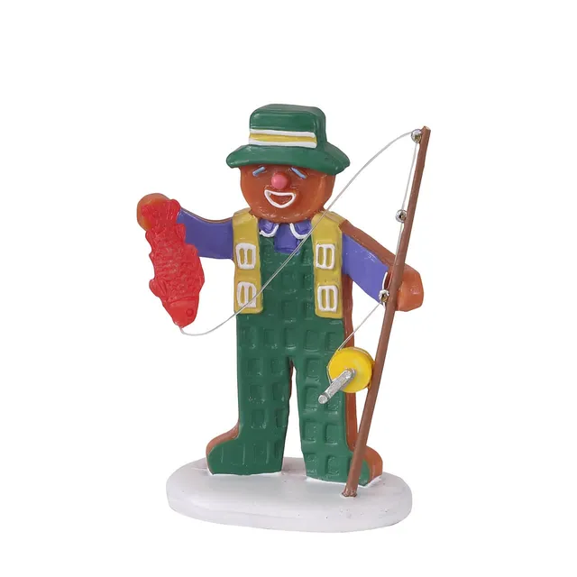 lemax-the-big-catch-figurine-pain-d-pices-p-cheur-miniature image 1