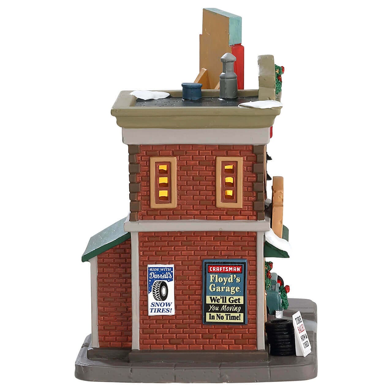 lemax-floyd-s-garage-b-timent-miniature-atelier image 3