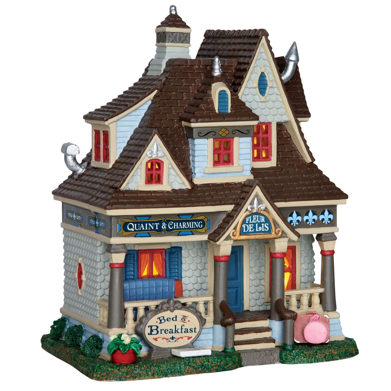 lemax-fleur-de-lis-b-b-maison-miniature-coventry-cove image 1